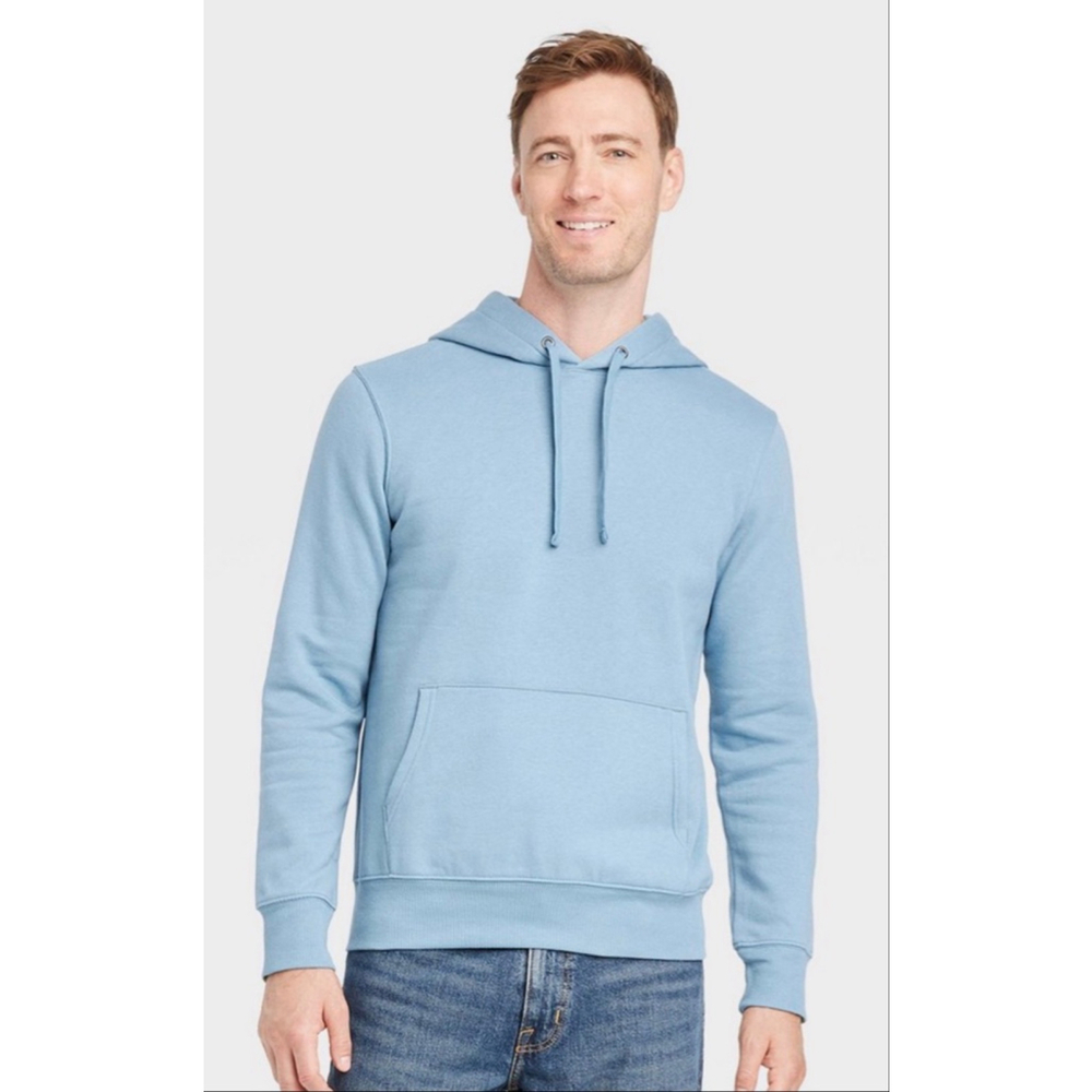 💙 Men’s Hooded Sweatshirt – Goodfellow & Co™ – Light Blue – XL – NWT